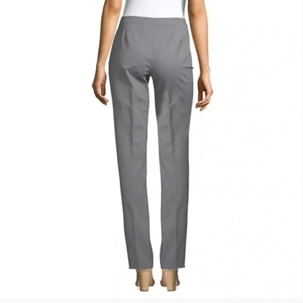 Lafayette 148 New York Women’s Gray Dress Pants Bleecker Slim Leg